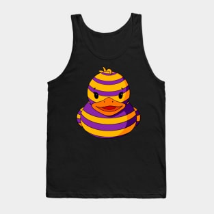 Striped Egg Rubber Duck Tank Top